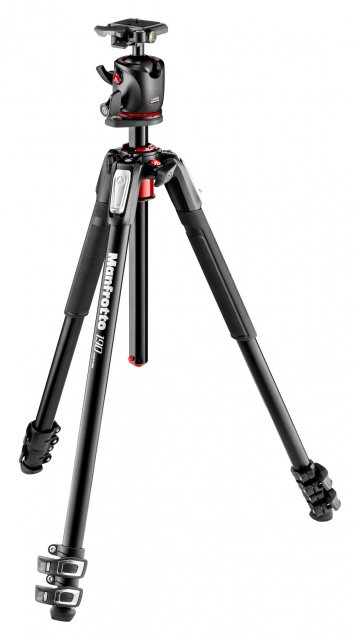 Manfrotto 190 Aluminum 3-Section Tripod with BHQ2 Ball Head