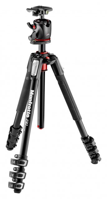 Manfrotto 190 Aluminum 4-Section Tripod with BHQ2 Ball Head
