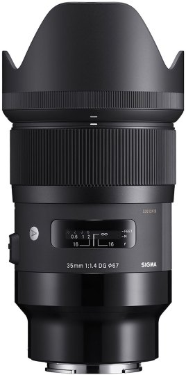 Sigma Sigma 35mm f1.4 EX DG HSM ART lens for Sony FE