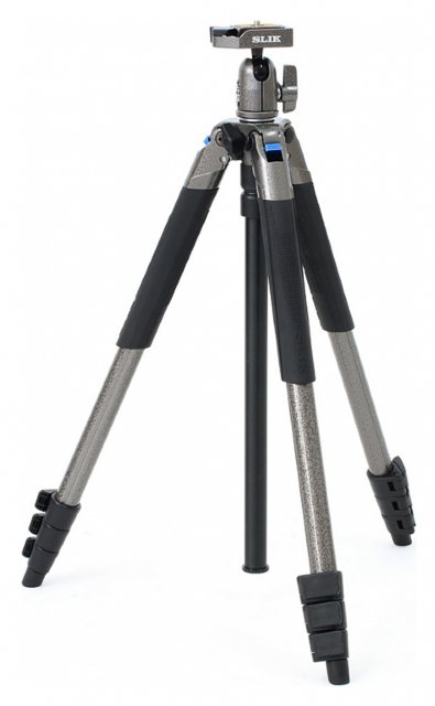 Slik Sprint Pro III, Gun metal Tripod with Ball head and case