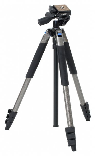 Slik Sprint Pro III, Gun metal Tripod with 3-way head and case