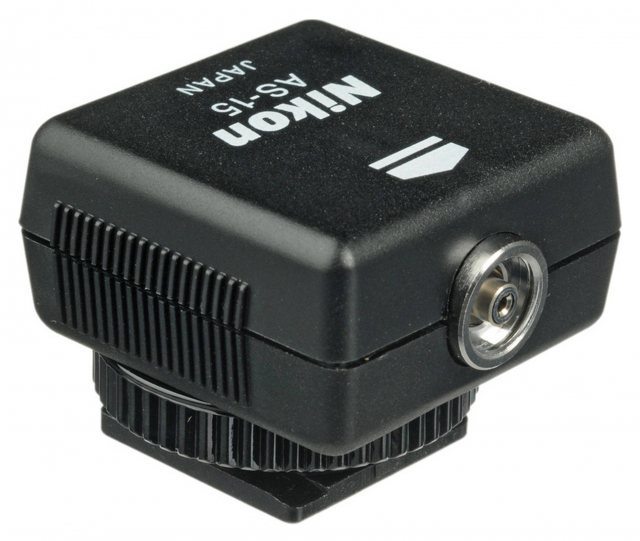 Nikon Flash sync terminal adaptor AS-15