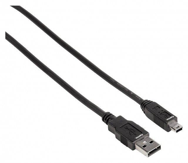 Hama USB 2 lead mini B, 1.8m for Canon, Olympus, Fuji