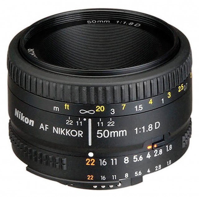 Nikon AF 50mm f1.8 D lens