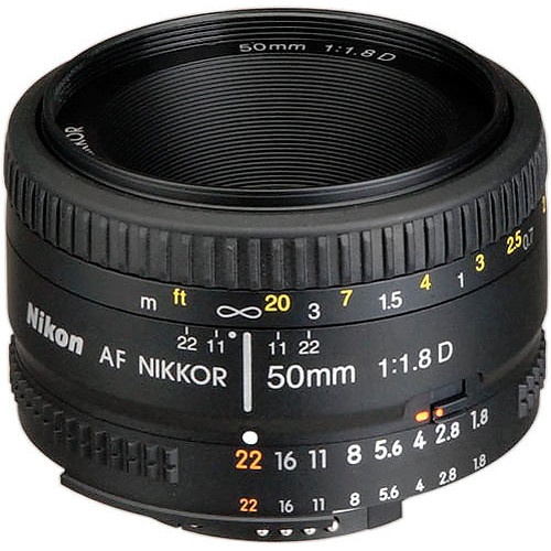 Nikon AF 50mm f1.8 D lens