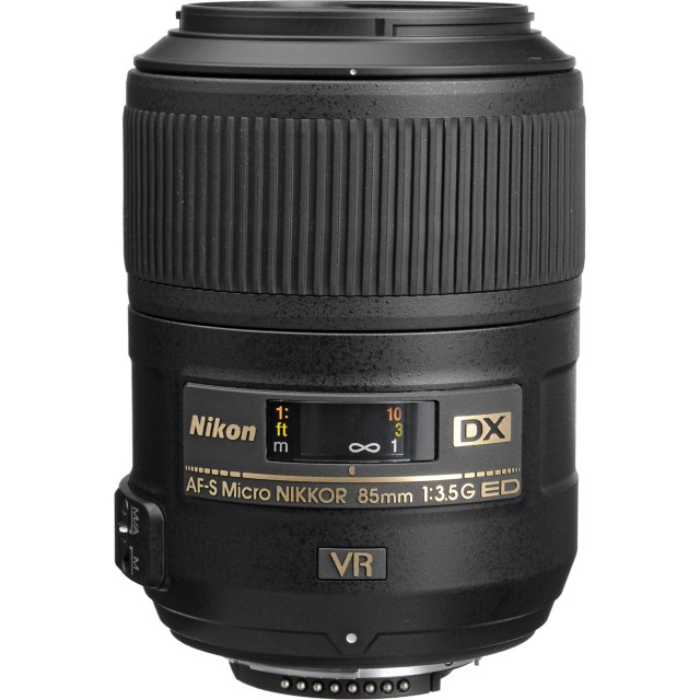 Nikon AF-S DX 85mm f3.5 Micro ED VR lens