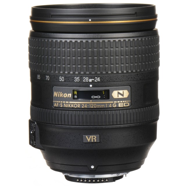 Nikon AF-S 24-120mm f4G ED VR lens