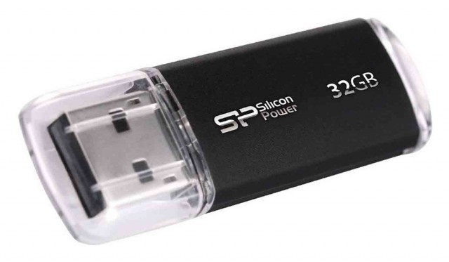 Silicon Power USB2 Pendrive, black, 32gb