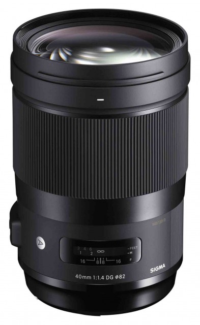 Sigma AF 40mm f1.4 DG HSM Art lens for Canon EOS