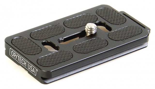 OpTech Quick Release Plate, Arca Swiss with strap loop