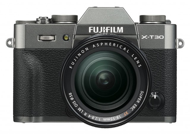 Fujifilm Fujifilm X-T30 Mirrorless Camera, Charcoal Silver with XF 18-55 Lens