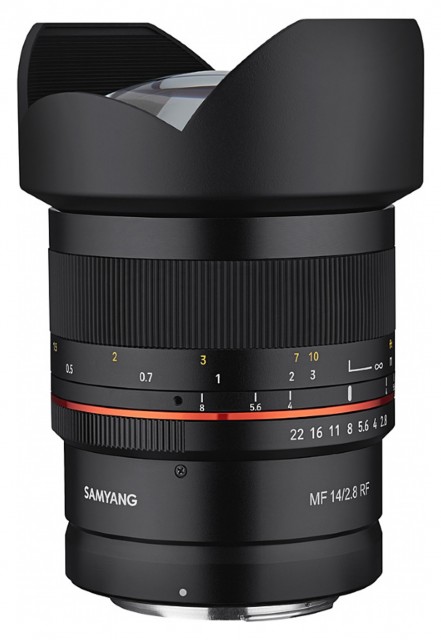 Samyang MF 14mm f2.8 lens for Canon EOS R