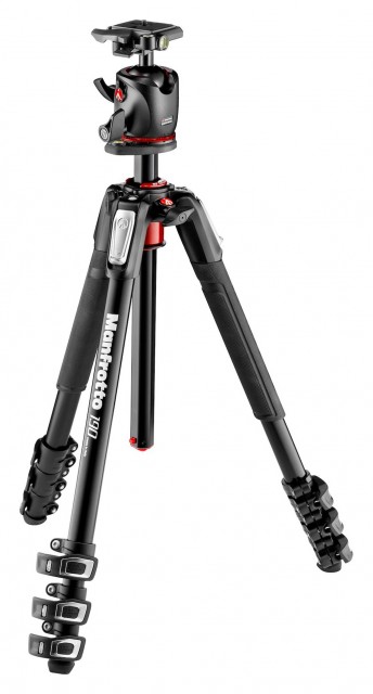 Manfrotto Manfrotto 190 Xpro Aluminum 4-Section Tripod with BHQ2 Ball Head and case