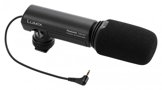 Lumix Panasonic DMW-MS1 Stereo Microphone for Lumix GH1, GH2, G2 and FZ100