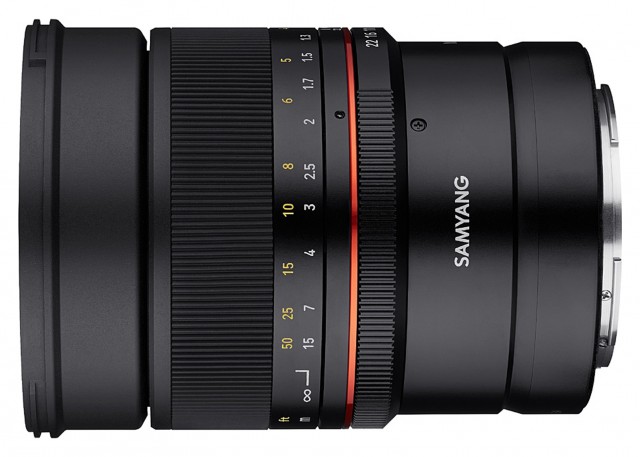 samyang サムヤン　85mm f1.4 canon EFマウント MF Samyang 85mm F1.4 Manual Focus Lens for Canon RF Cameras Black