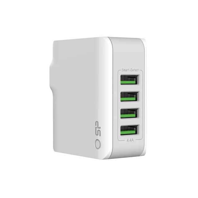 Silicon Power Silicon Power 22W 5V 4.4A 4-port USB Fast Wall Charger White