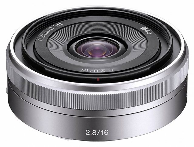 Sony E 16mm f2.8 lens (Pancake lens) lens