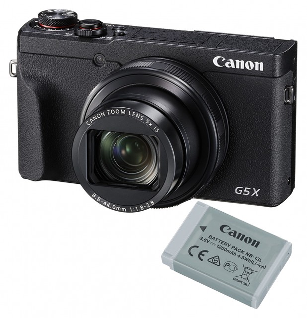 Canon PowerShot G5 X Mark II Digital Camera, Battery Kit