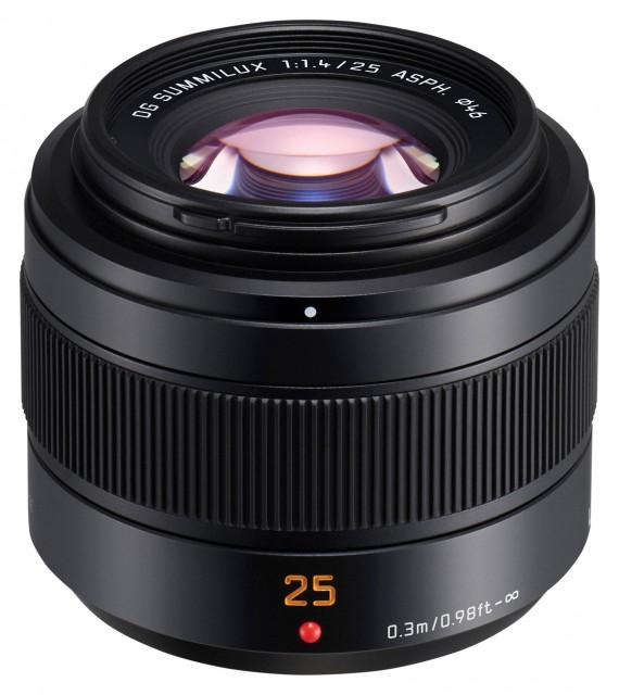 Panasonic 25mm f1.4 II Leica DG Summilux Aspherical lens