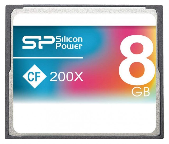 Silicon Power Compact Flash, 8 gig x200 Speed