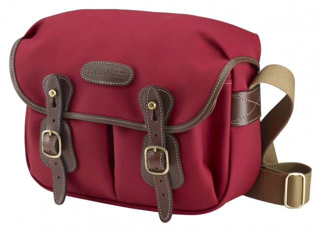 Billingham Hadley Small Camera Bag, Burgundy-Chocolate Trim