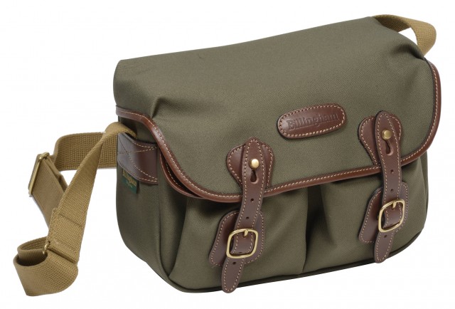 Billingham Hadley Small Camera Bag, Sage Fibrenyte-Chocolate Trim