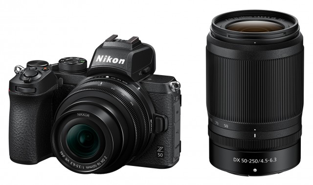 Nikon Z 50 Mirrorless Camera with 50-250mm and 16-50mm VR Lenses