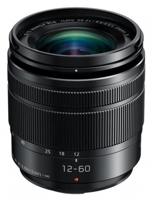 Panasonic 12-60mm f3.5-5.6 ASPH P OIS lens, in plain box