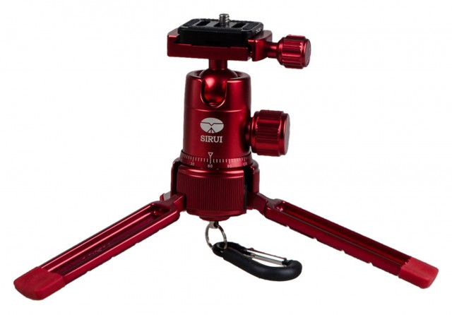 red tripod