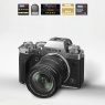 Fujifilm X-T4 Mirrorless Camera, Silver with 18-55mm Lens