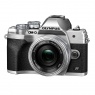 Olympus OM-D E-M10 Mark IV Mirrorless Camera, Silver with 14-42mm Lens