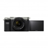 Sony Alpha 7C Mirrorless Camera, Silver with 28-60mm Lens