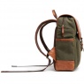 Ona Monterey Backpack, Olive and Antique Cognac