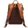 Ona Monterey Backpack, Olive and Antique Cognac