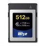 Wise 512GB Cfexpress Type B, R1700/W1550MB/s Wise 512GB Cfexpress Type B, R1700/W1550MB/s