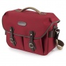 Billingham Hadley One Shoulder Bag, Burgundy Canvas-Chocolate Trim Billingham Hadley One Shoulder Bag, Burgundy Canvas-Chocolate Trim