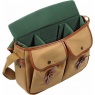 Billingham Billingham Hadley Large Camera Shoulder Bag, Khaki Canvas-Tan Trim