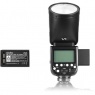 Sundry Godox V1C Round Head TTL flash with battery for Canon