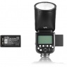 Sundry Godox V1O Round Head TTL flash with battery for OM/Lumix