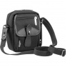 Billingham Billingham Compact Stowaway, Black Canvas-Black Leather trim