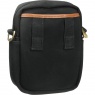 Billingham Billingham Compact Stowaway, Black Canvas/Tan leather trim