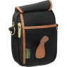 Billingham Billingham Compact Stowaway, Black Canvas/Tan leather trim