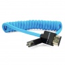 Kondor Blue Kondor Blue HDMI Micro to HDMI Coiled 12-24inch, Blue