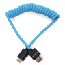 Kondor Blue Kondor Blue HDMI Mini to HDMI Coiled cable 12-24in, Blue