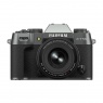 Fujifilm Fujifilm X-T50 Mirrorless Camera, Charcoal Silver with XF 16-50mm lens