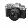 Fujifilm Fujifilm X-T50 Mirrorless Camera, Silver with XC 15-45 lens