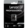 Lexar Lexar 512GB SDXC Silver R160/W120MB/s V30