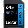 Lexar Lexar 64GB SDXC Blue R150/W104MB/s V30