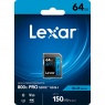 Lexar Lexar 64GB SDXC Blue R150/W104MB/s V30