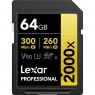 Lexar Lexar 64GB SDXC Gold UHS-II R300/W260MB/s V90